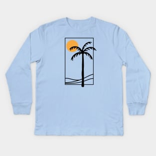 Palm Tree Kids Long Sleeve T-Shirt